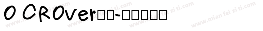 O CROver字体字体转换